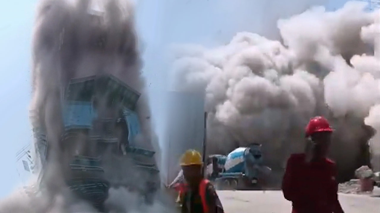 미얀마 7.7 강진으로 대규모 피해‥인접 태국도 건물붕괴