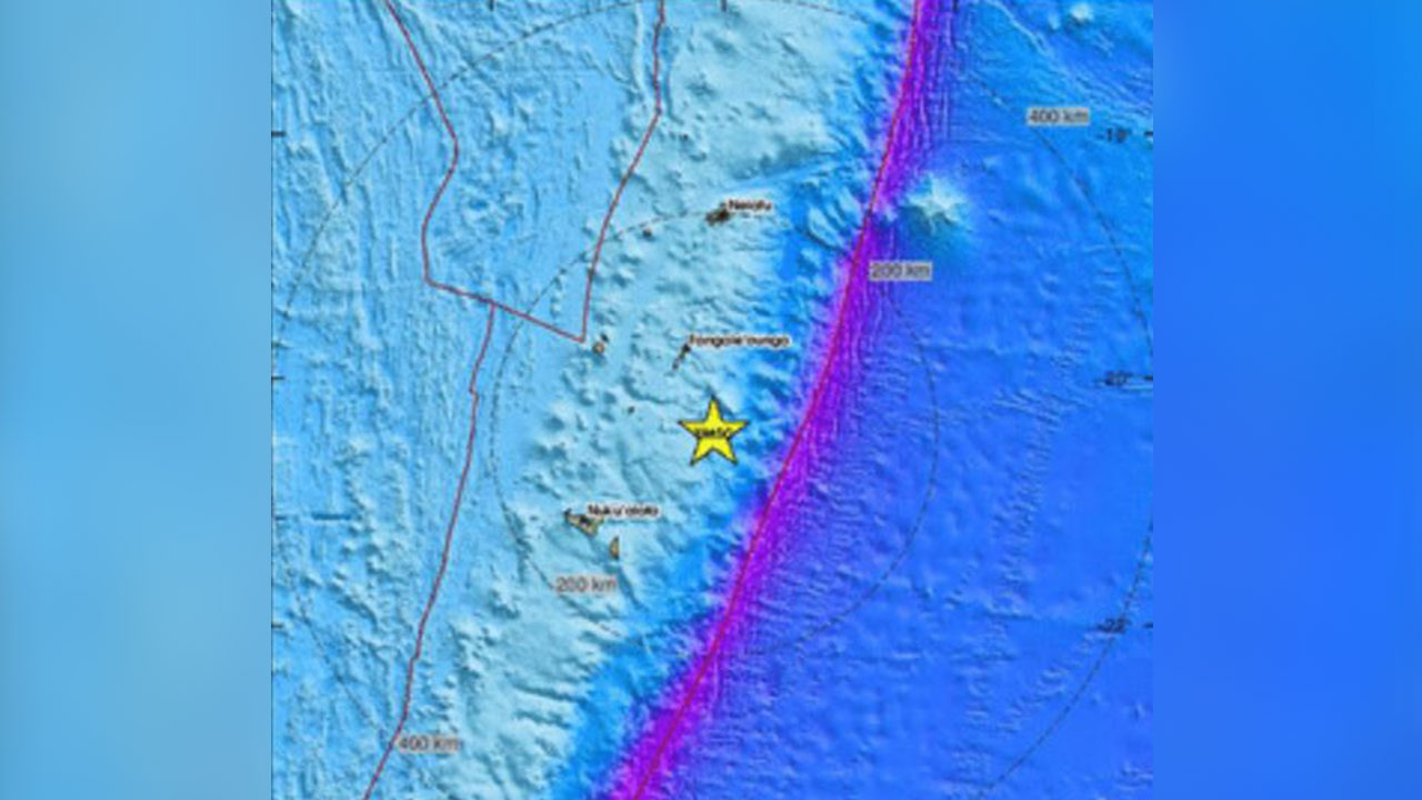남태평양 통가 해역서 규모 7.1 지진‥쓰나미 주의보