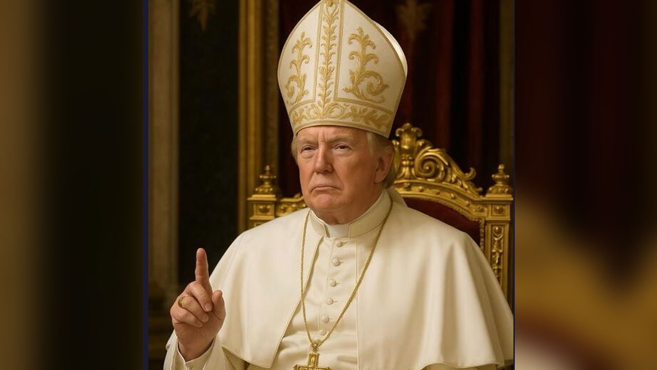 교황 되고 싶다더니‥트럼프, 교황 옷 입은 합성 이미지 게재