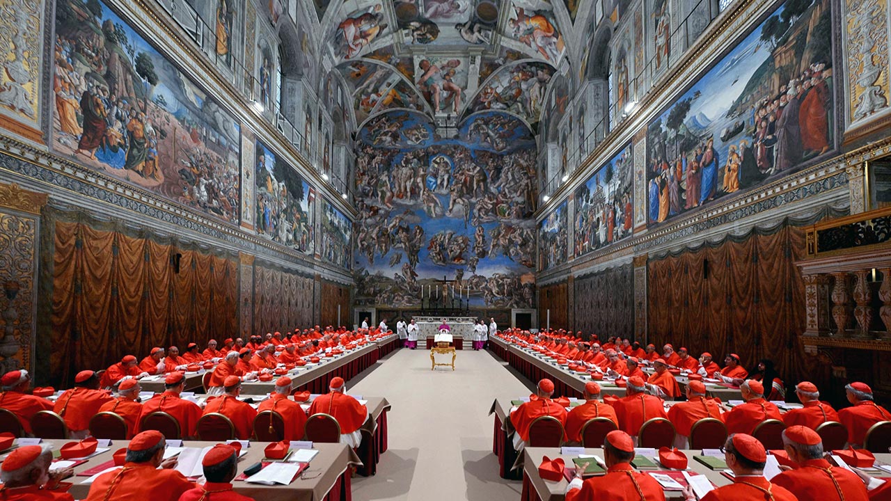 교황 선출 위한 콘클라베 둘째 날 투표 개시