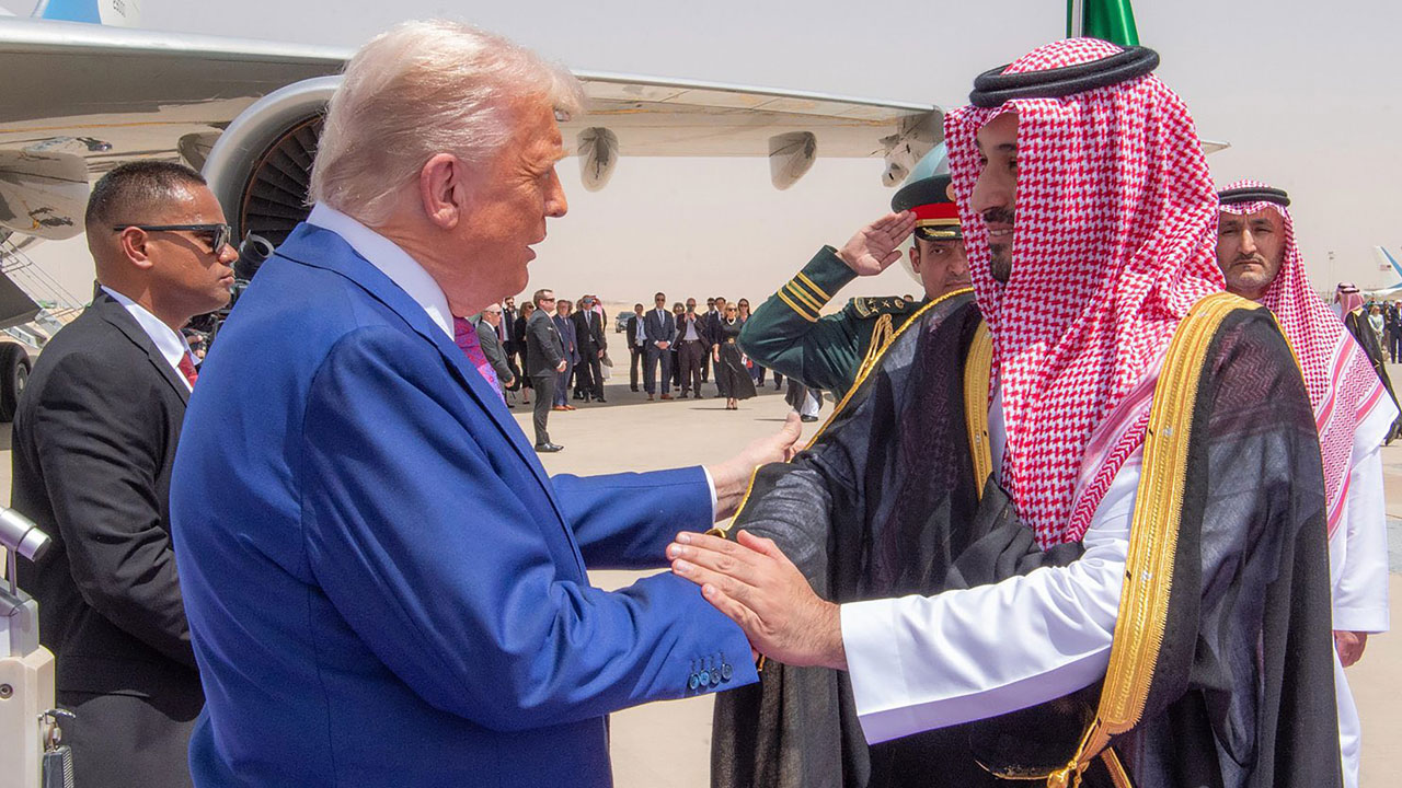 트럼프 대통령, 사우디아라비아 빈살만과 '전략적 경제 동반자 협정' 체결