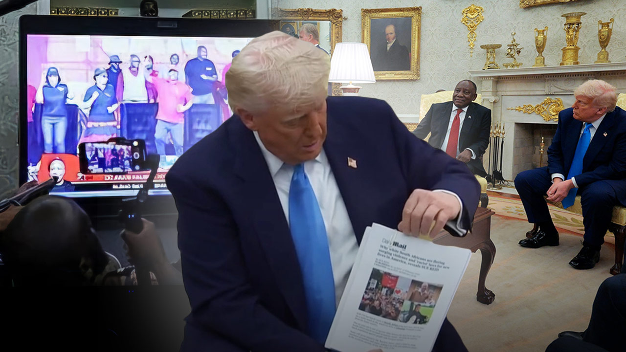 [World Now] 트럼프 불쑥 '백인 살해' 의혹 제기‥미·남아공 정상회담 '파행'