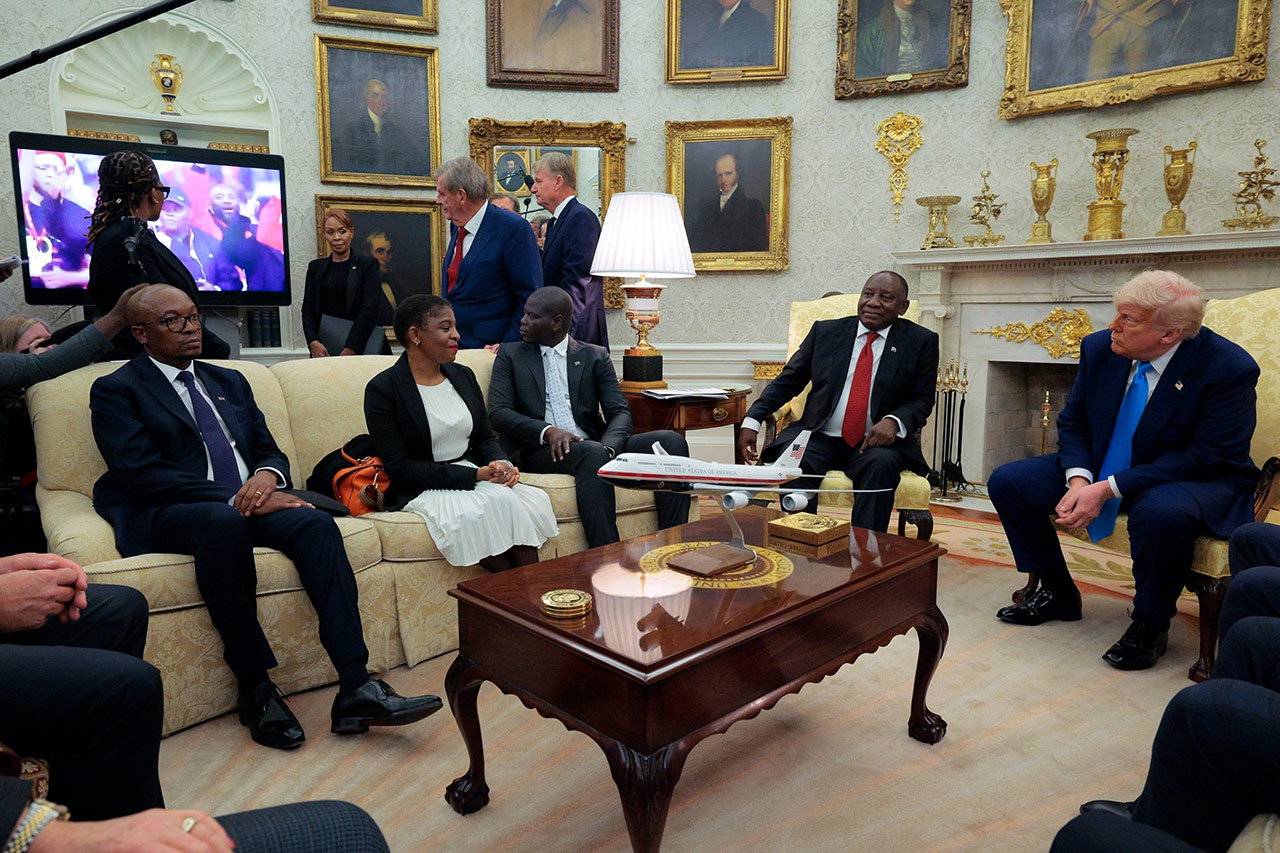 [World Now] 트럼프 불쑥 '백인 살해' 의혹 제기‥미·남아공 정상회담 '파행'