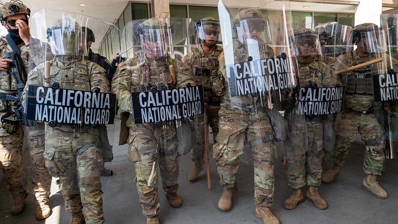 미군, LA에 해병대 파견 발표‥"연방 인력·재산 보호"