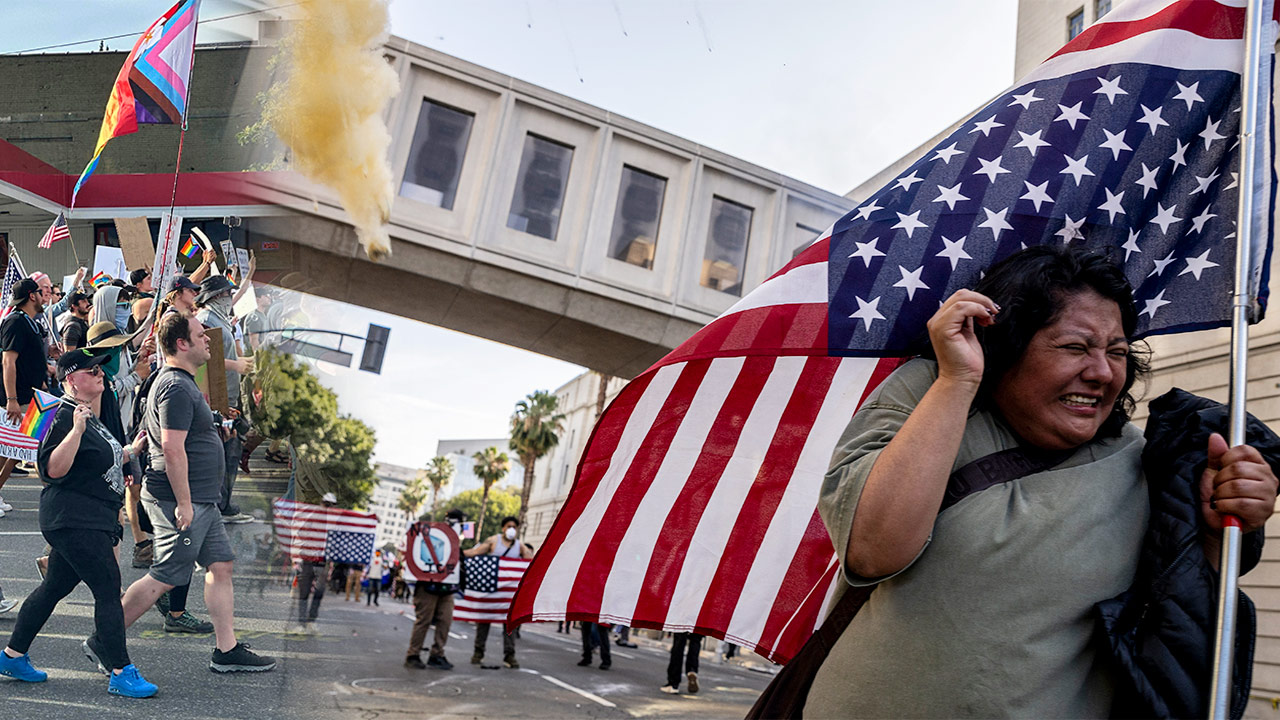'반 트럼프 시위' 곳곳서 충돌·소요‥유타에선 1명 총격 사망
