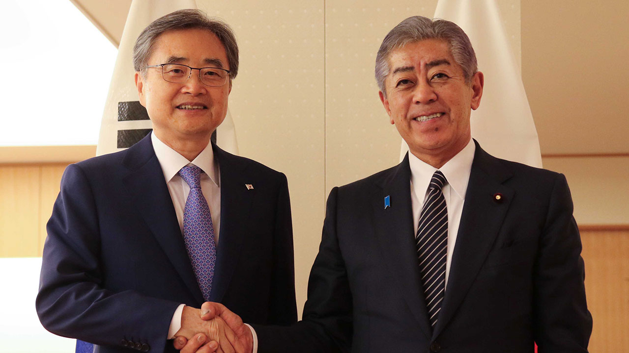 조현 신임 외교장관, 日서 첫 한일 외교장관 회담‥"우방국과 관계 강화"