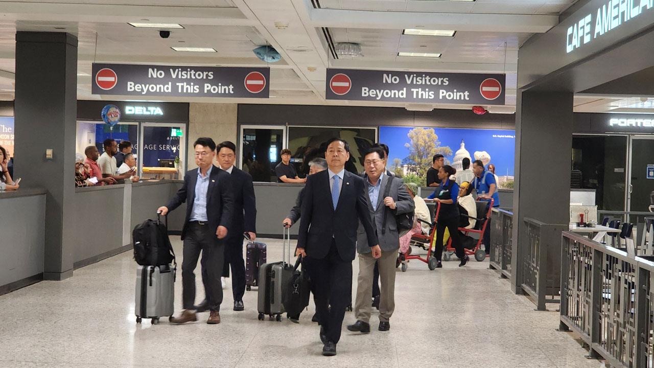 구윤철 경제부총리 미 도착‥"조선 등 한미협력사업 잘 설명해 협상"