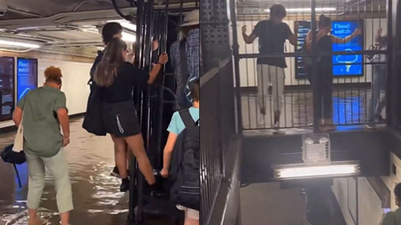 '지하철에 폭포수가‥' 또 침수된 뉴욕, 기후 위기의 비용은? [World Now]