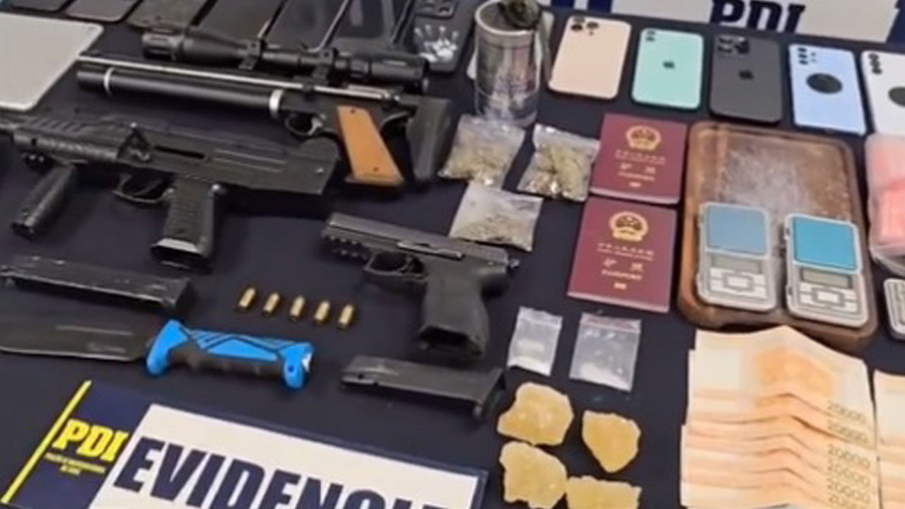 칠레 수도 한복판 주름잡던 중국인 조직원 10명 체포