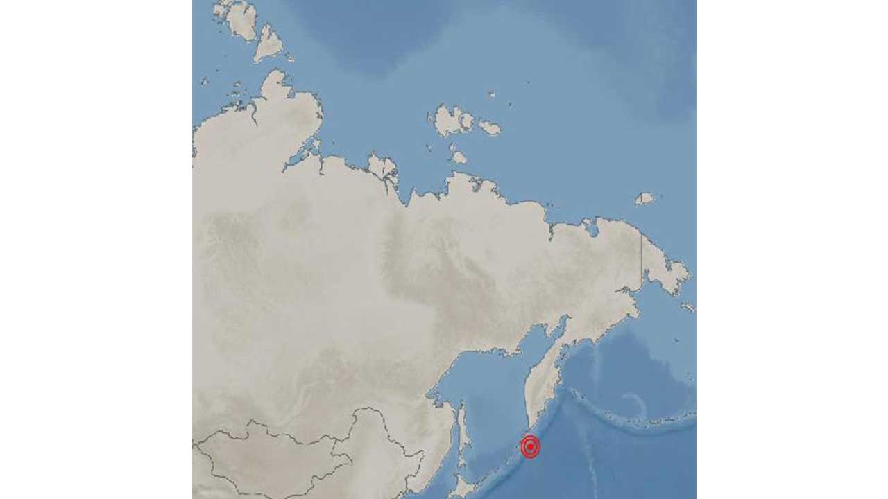 러시아 캄차카반도 남쪽 해상서 6.2 지진