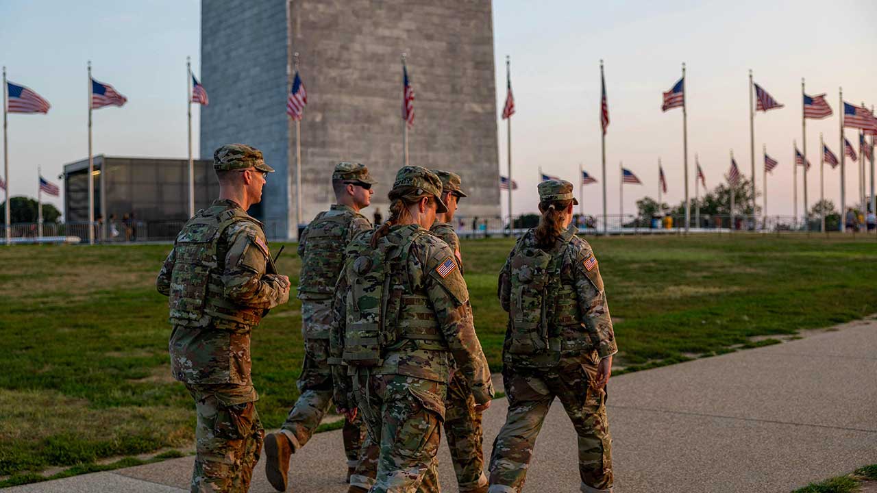 미국 워싱턴DC에 주 방위군 추가 투입‥공화당 주지사들 동참