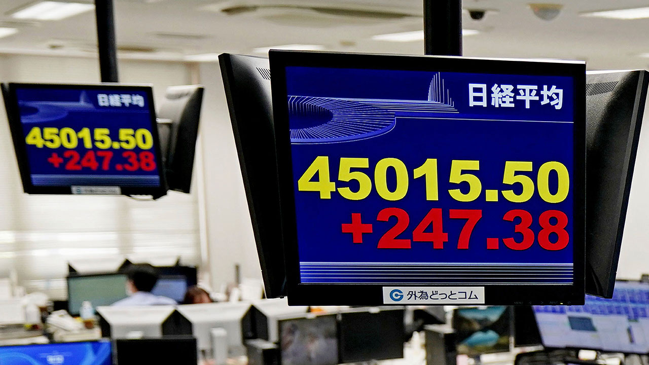 일본 닛케이지수, 이틀 만에 장중 최고치 경신‥"미국 금리 인하 영향"