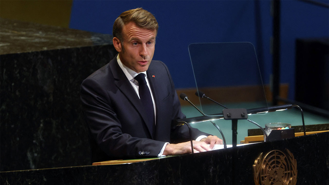 프랑스, 유엔총회장서 팔레스타인 국가 인정 선언