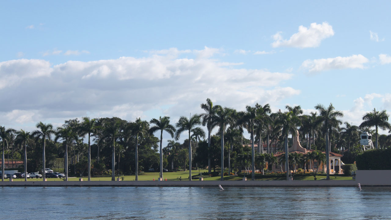 트럼프, 한국 기업 총수 등과 골프회동‥마러라고 '철통경비'
