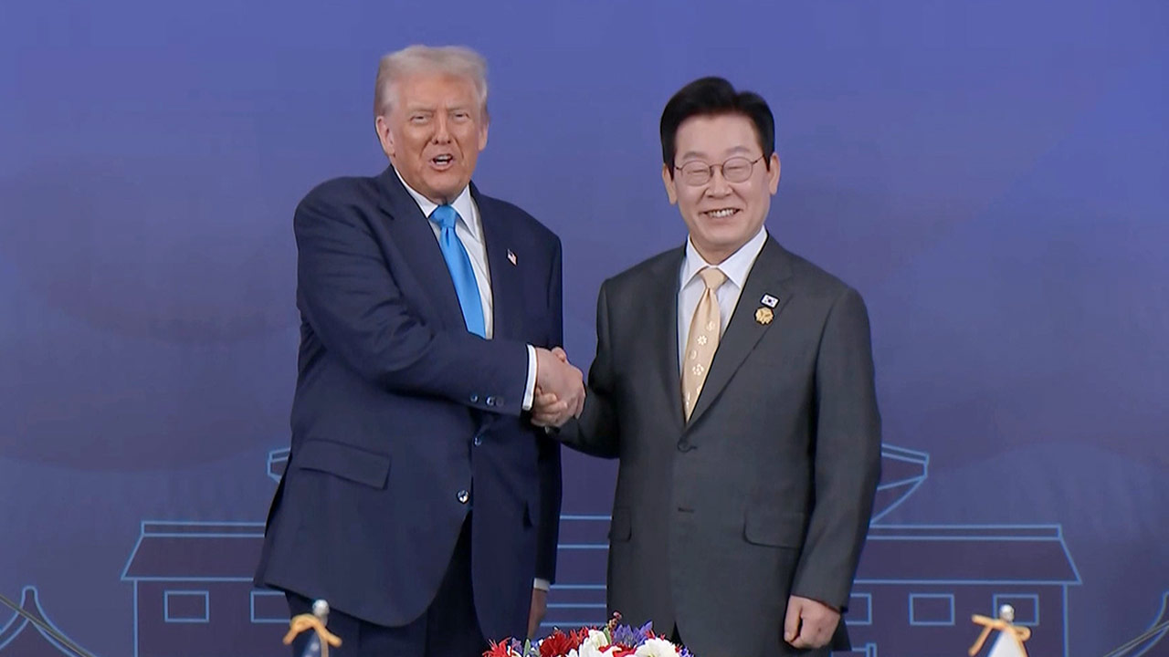 [속보] 트럼프 "한국과 무역 합의 타결" 〈AFP〉