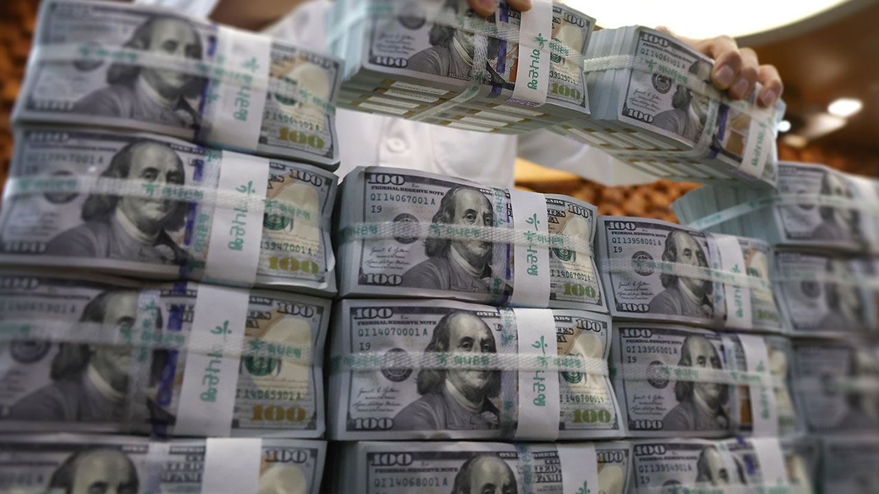 달러화 3개월 만의 최고치 기록‥