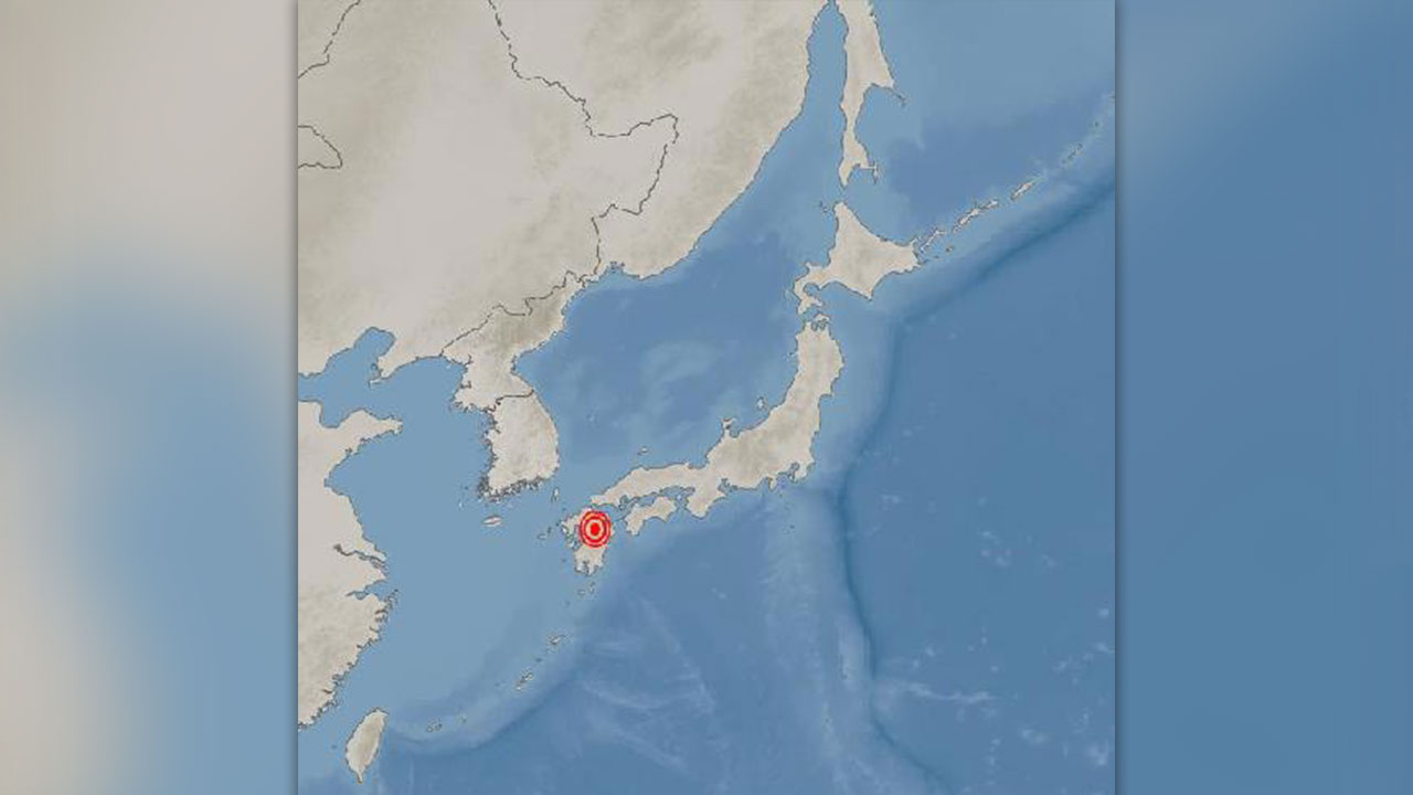 오후 6시 1분 일본 규슈 구마모토에 최대 '진도 5강' 지진