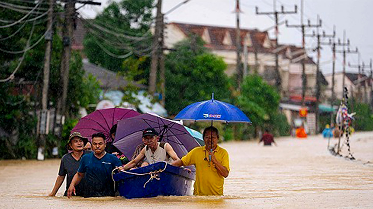 태국 남부에 300년 만의 기록적 폭우‥홍수로 33명 사망
