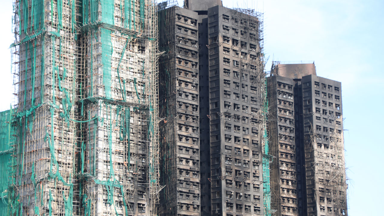 '아파트 화재참사' 홍콩, 사흘 애도 기간 선포‥실종 150명