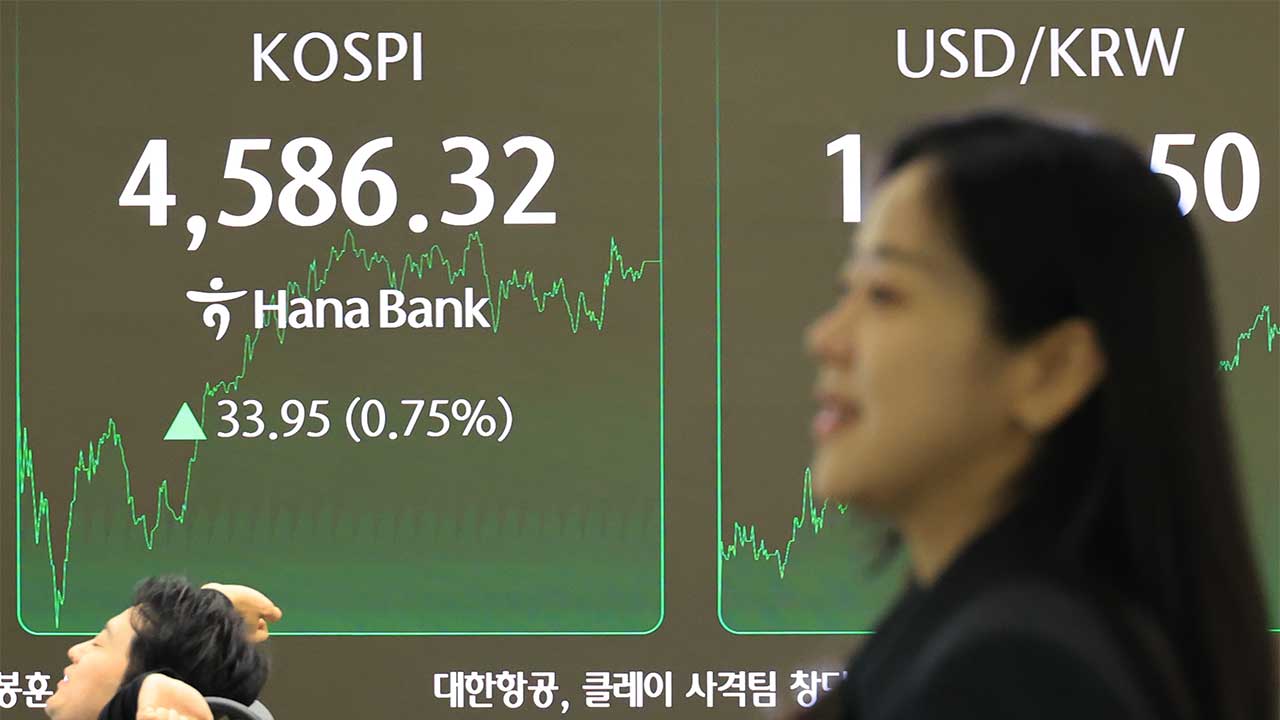 코스피 6거래일 연속 사상 최고치‥방산주·현대차 등 강세