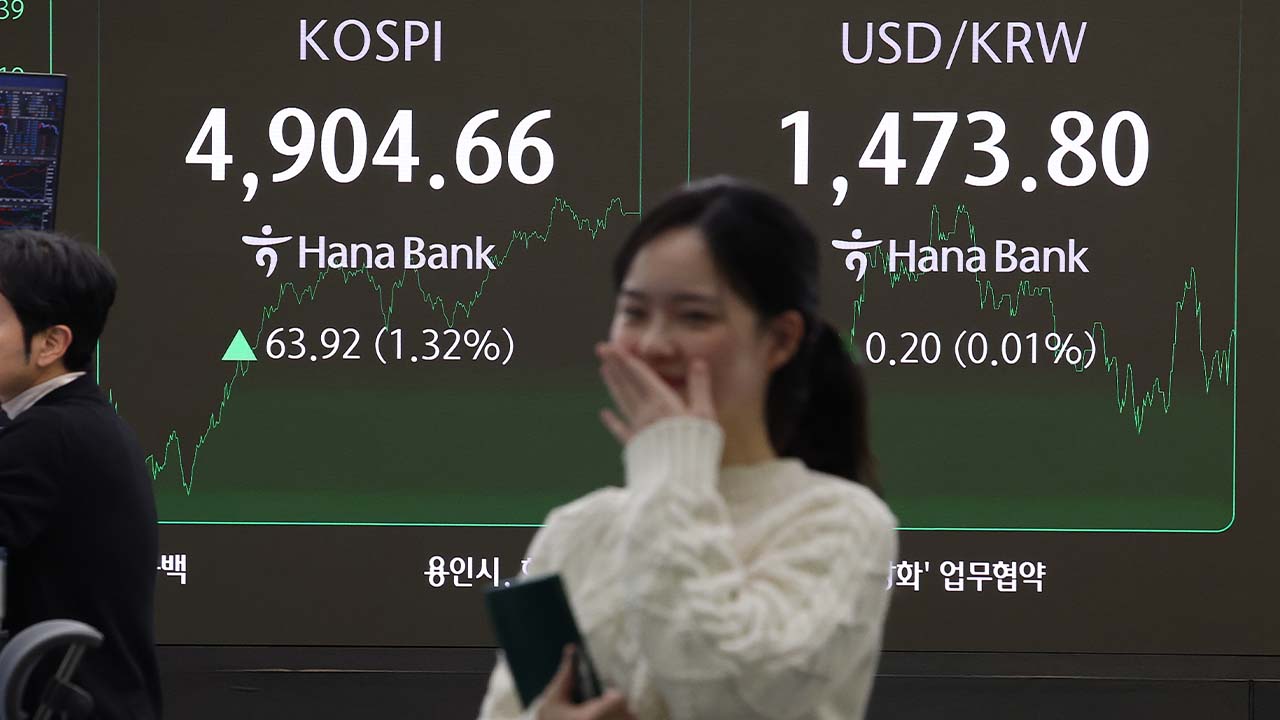 코스피 4,904로 마감‥ 5천까지 100포인트도 안 남아
