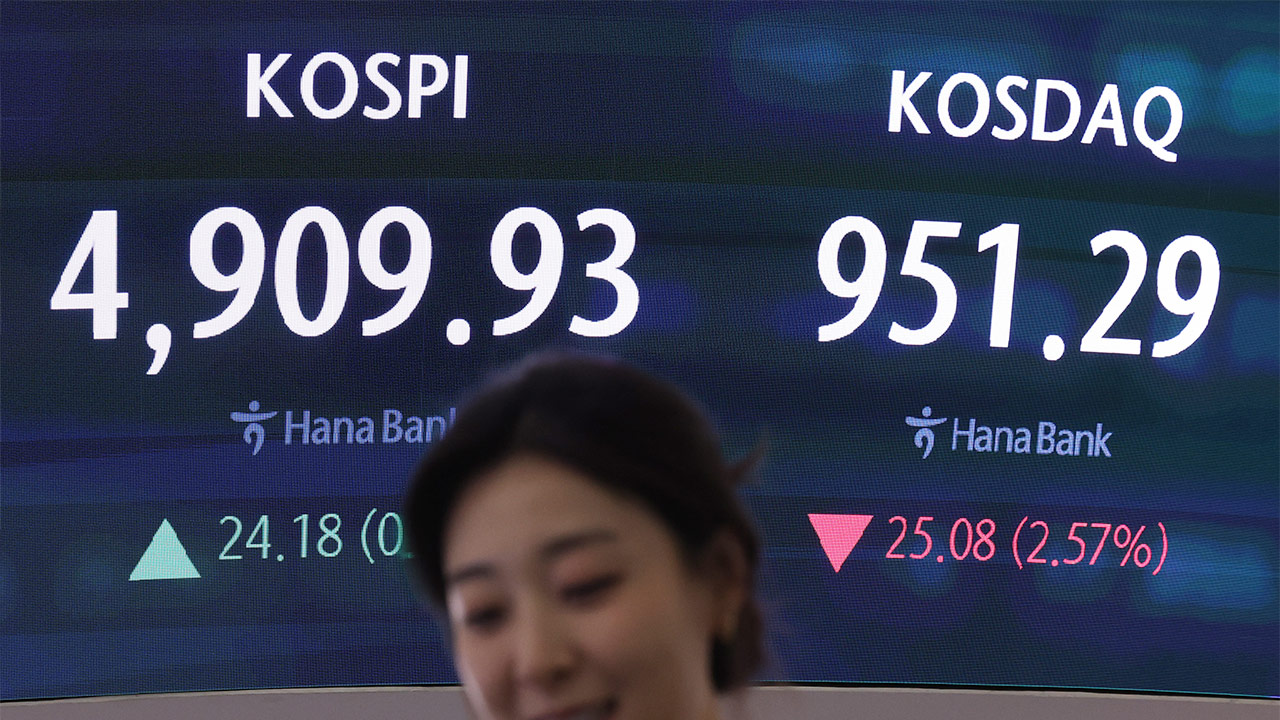 미국-유럽 무역 전쟁 우려 불구 코스피, 역대 최고 4,909로 마감