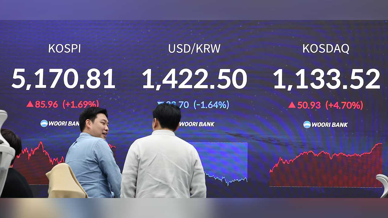 코스피 5,100선 넘어 최고치 또 경신‥코스닥도 1,100선 돌파