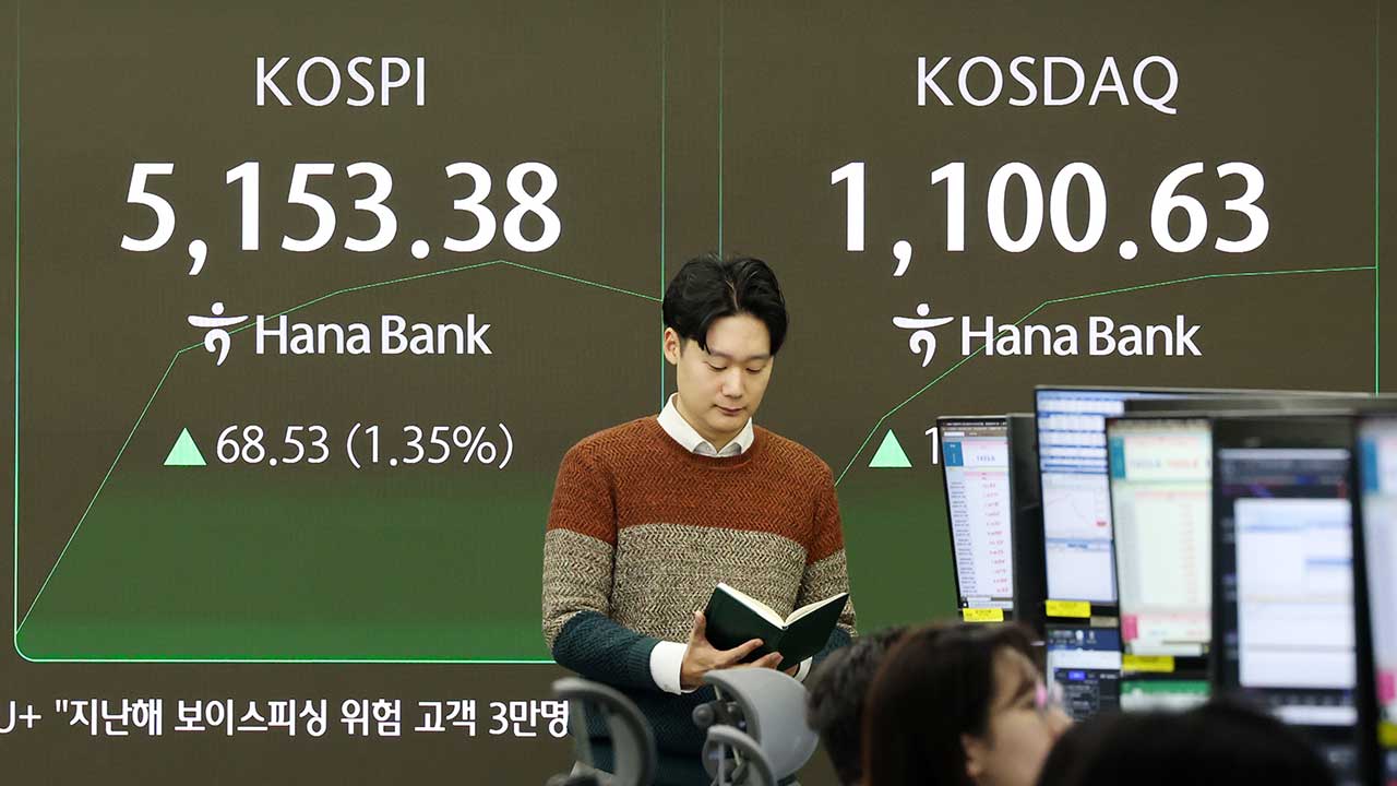 코스피, 트럼프 관세 유화 발언에 5,100 돌파‥코스닥도 상승