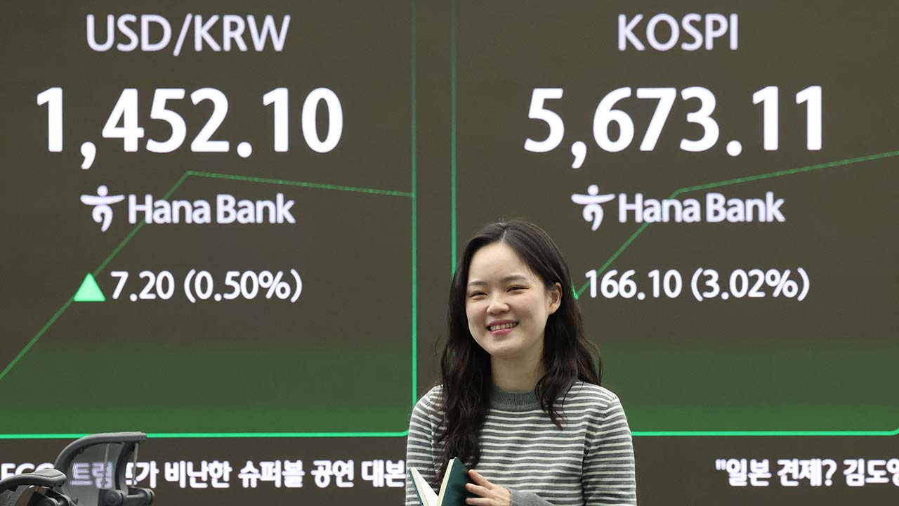 연휴 끝나고 6일 만에 코스피 5,600 넘으며 시작