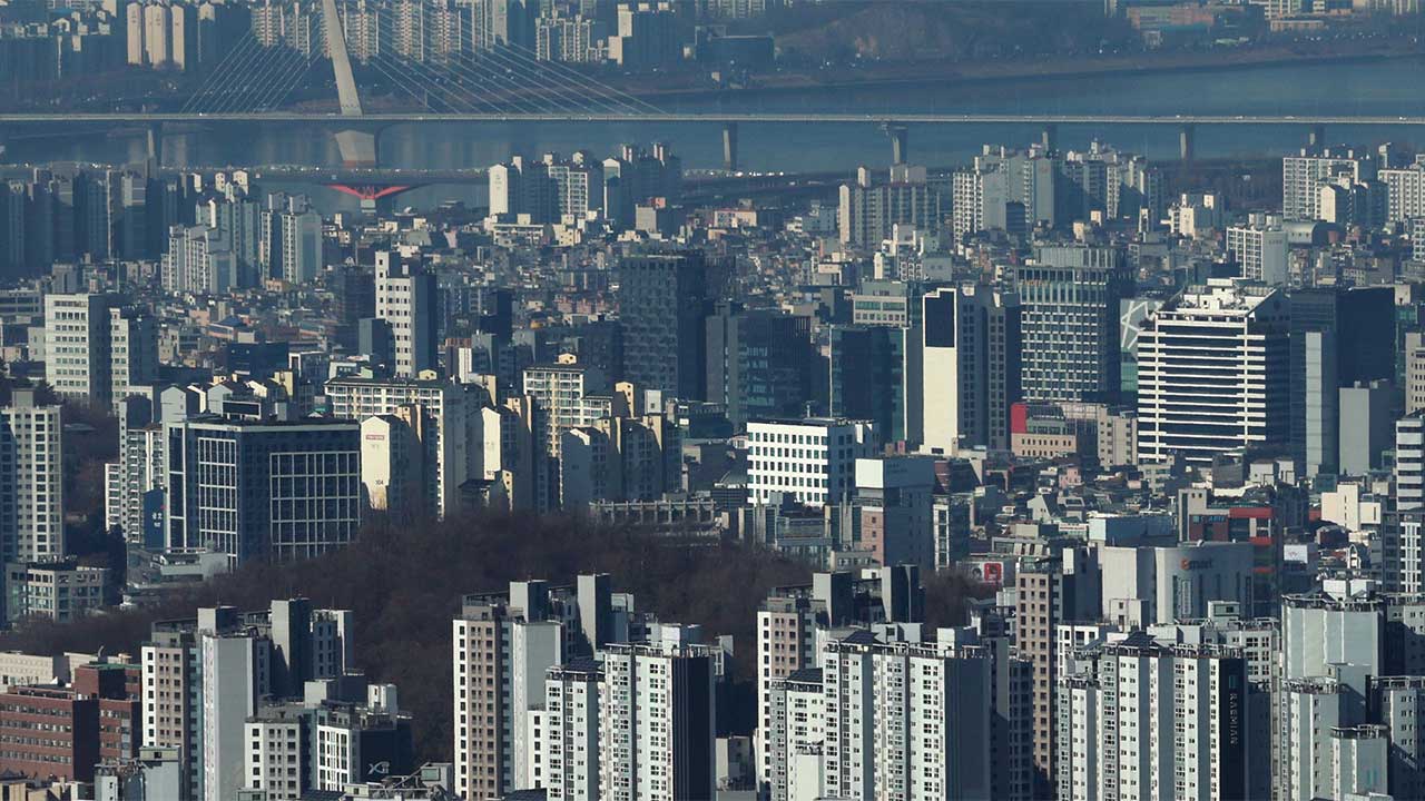 서울 아파트값 상승률 5주째 둔화‥강남·송파·용산 하락폭 확대