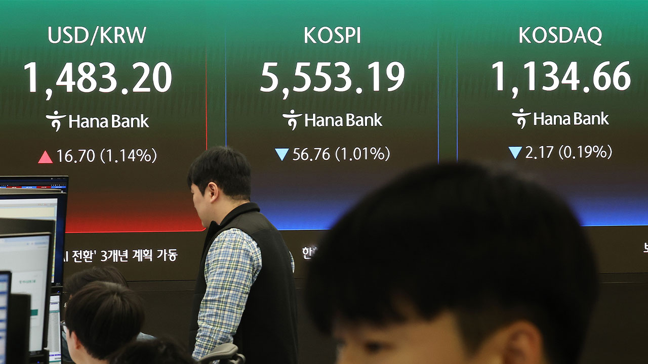 코스피 5,600선 내주며 출발‥코스닥도 소폭 하락