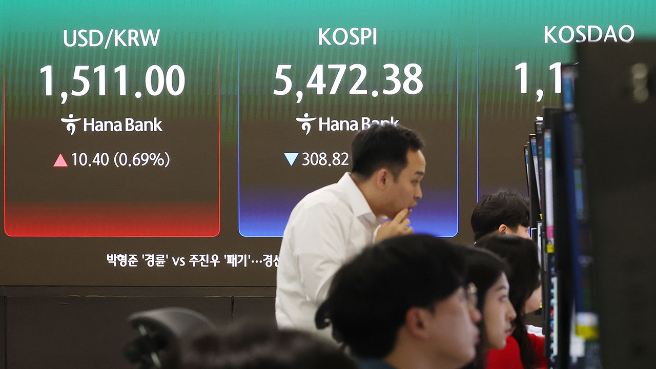 달러-원 장 초반 1,510원 넘어‥금융위기 후 최고