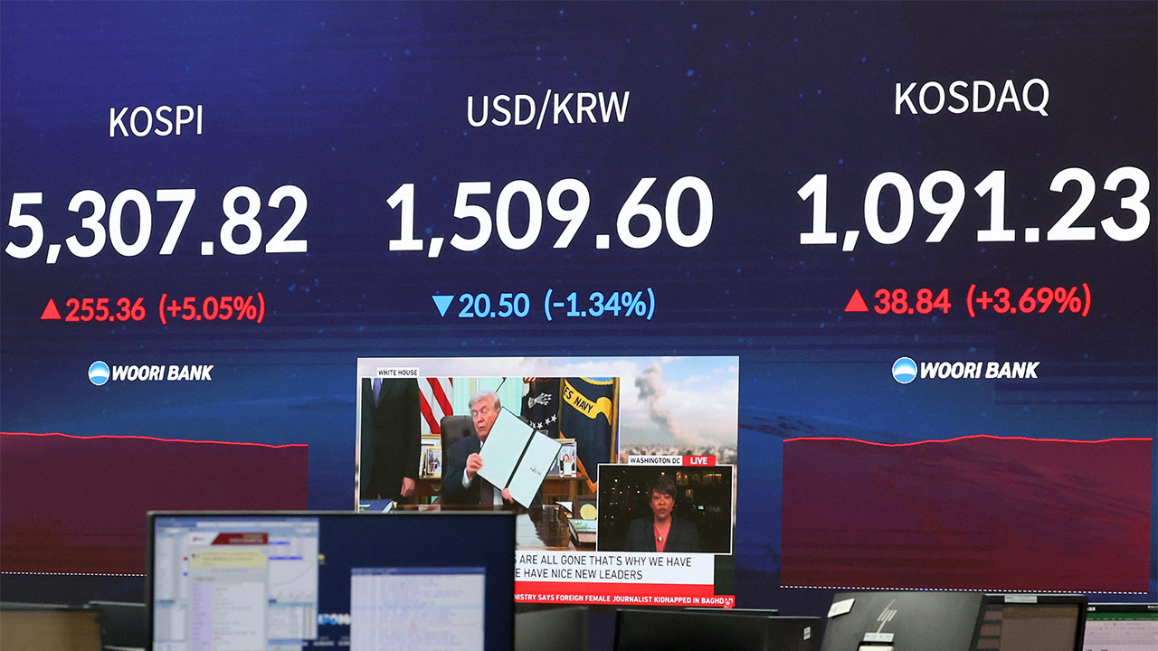 코스닥 급등에 약 한 달만에 매수 사이드카 발동