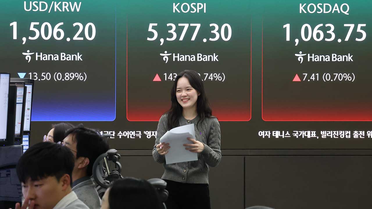 코스피, 2.7% 상승해 5,370대 회복‥외국인·기관 순매수 우위