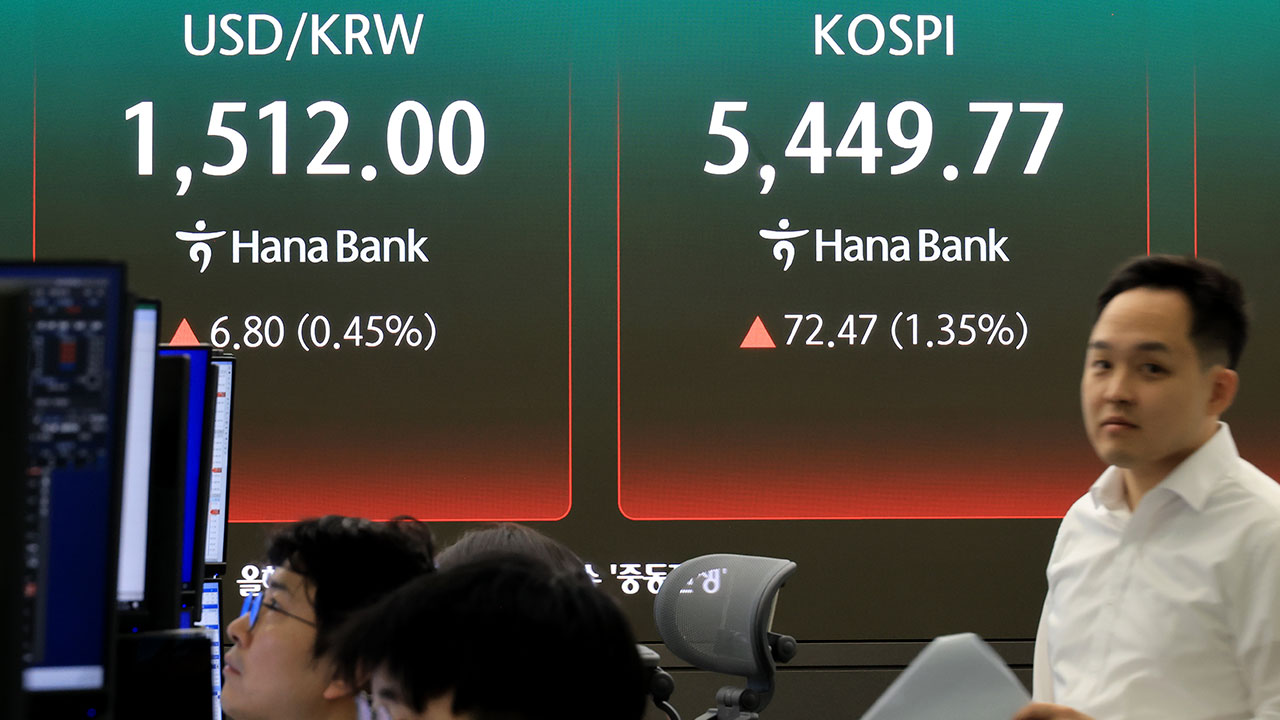 코스피 0.8% 상승 출발‥환율은 아직 1,500원대