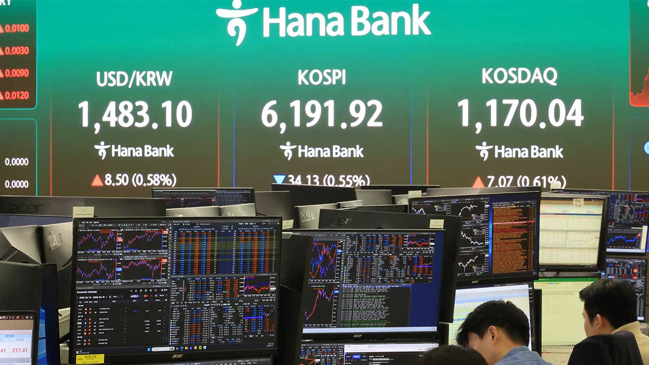 코스피 6,200 내주며 마감‥협상 결렬 우려, 차익실현 매물에 약보합세