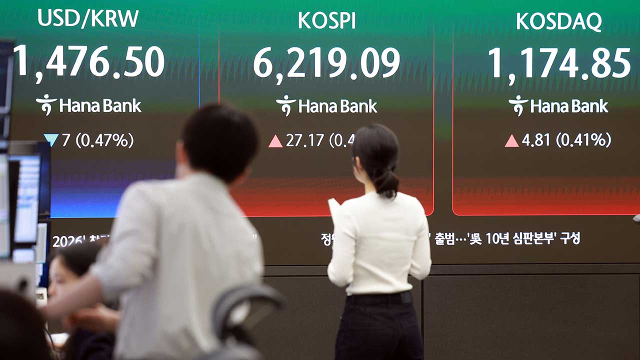 코스피 종가 6,219으로 마감‥SK하이닉스 장중 신고가 경신