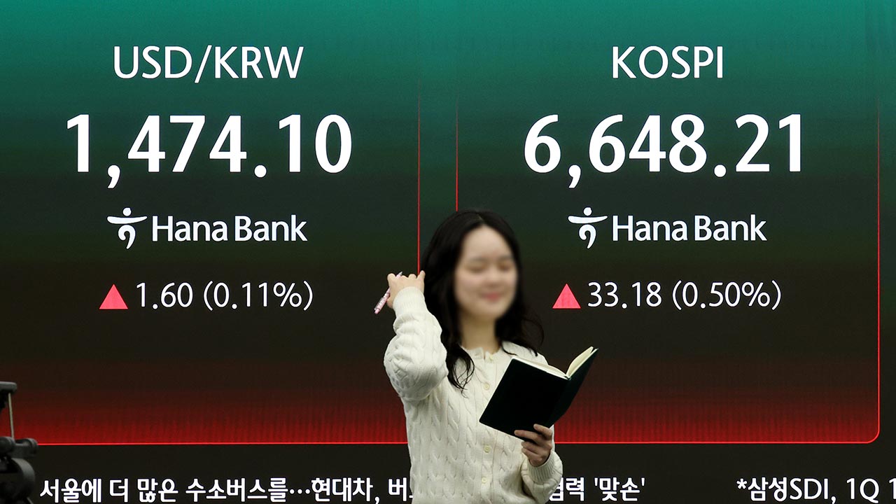 코스피 6,646.8로 상승 출발‥장중 최고치 또 돌파