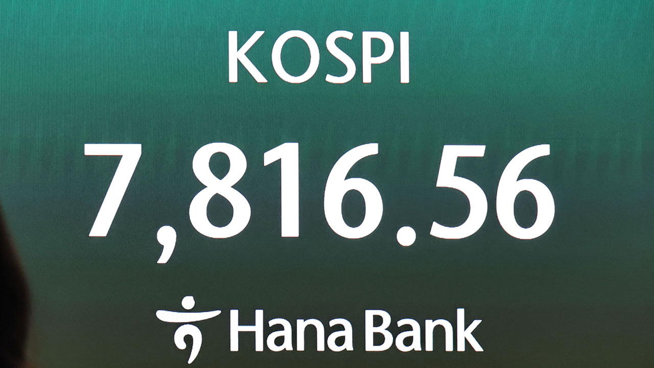 코스피 7,800선 넘으며 또다시 최고치 경신‥반도체주 급등 출발
