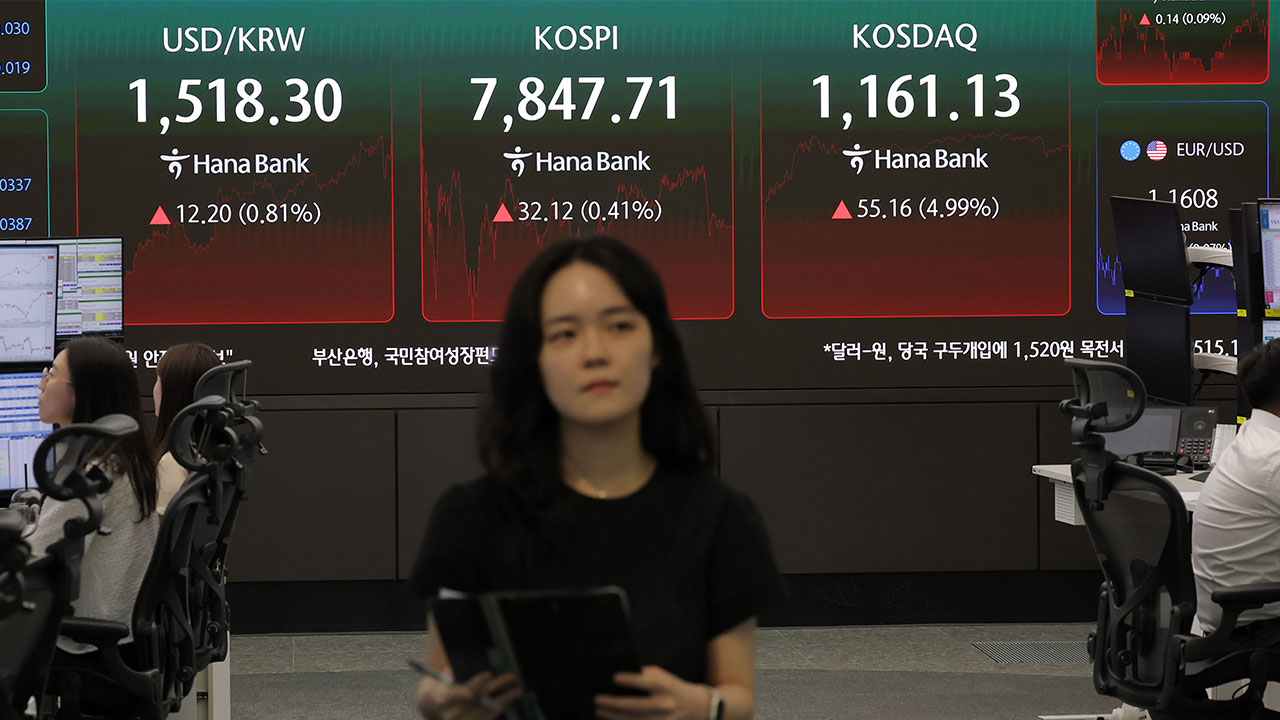 엔화 약세 영향 등으로 환율 1,517원‥외환 당국 "필요시 단호히 조치할 것"