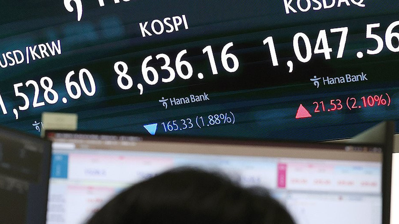 코스피 2% 하락, 코스닥 상승 출발‥환율 1,530원대까지 올랐다가 하락