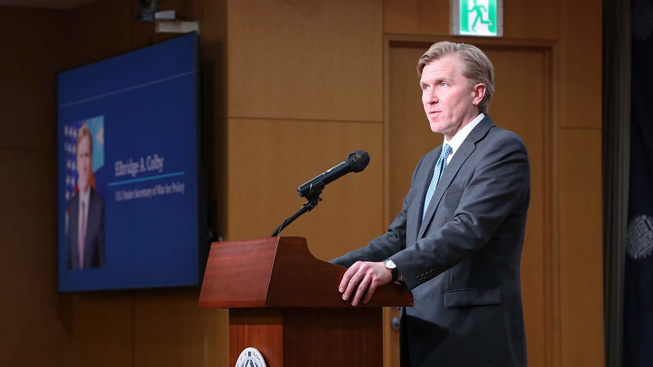 콜비 "한국 동맹 책임 잘 이해인태 침략 실현할 수 없도록 할 것"