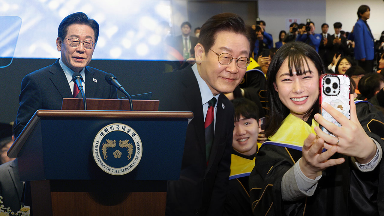 이 대통령, 카이스트 졸업식서 "돈 없어 연구 멈추는 일 없도록 만들 것"