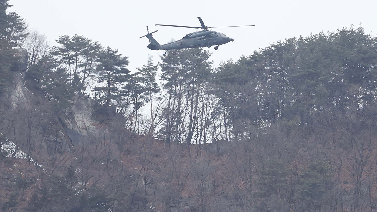 공군, F-16C 전투기 추락사고 원인 조사 착수‥오늘 현장감식