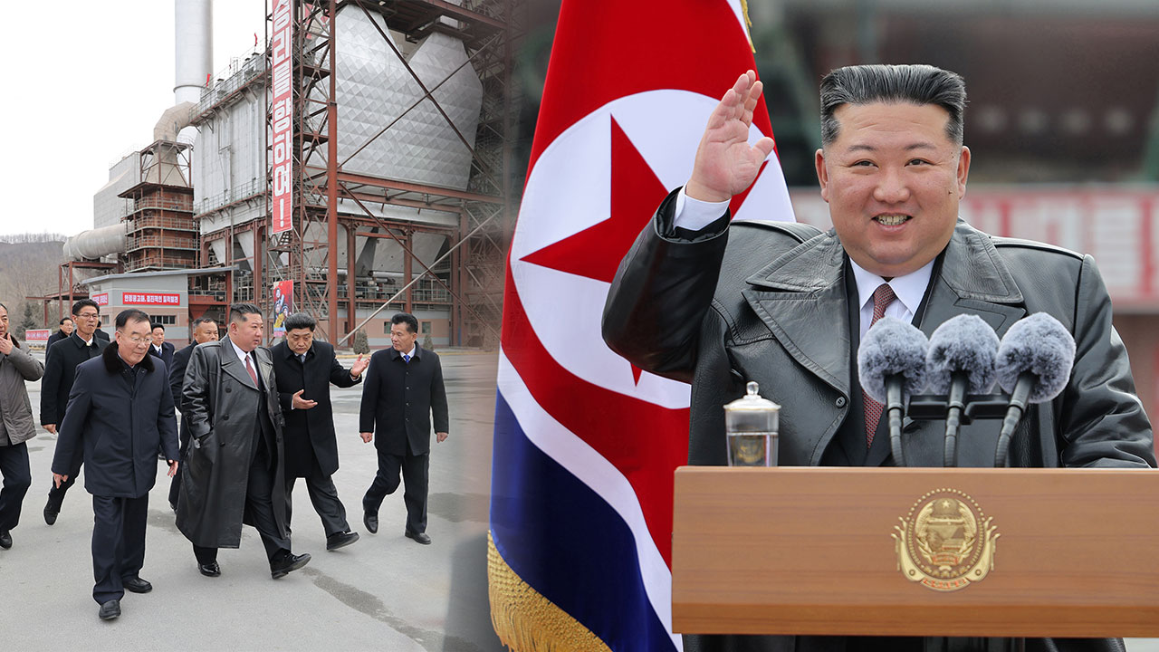 김정은, '美 이란 공습' 이튿날 시멘트공장 방문‥"투쟁의 강력한 동력"