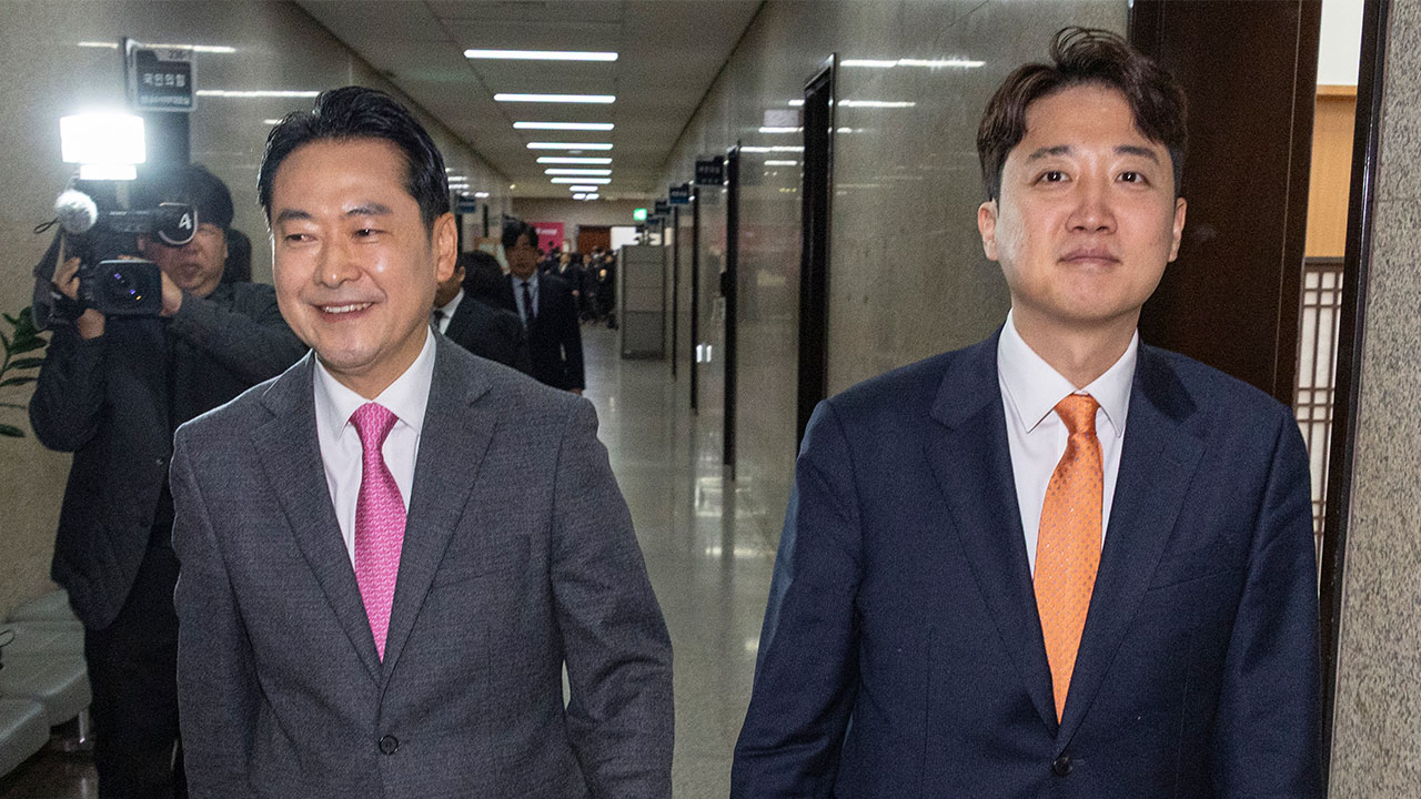 장동혁, 이준석과 오찬 회동‥보수 '대여투쟁' 연대 공감대