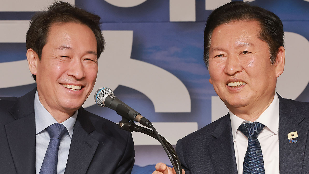 정청래, 강원서 최고위 열고 "대통령이 보낸 우상호, 강원에 효자될 것" 