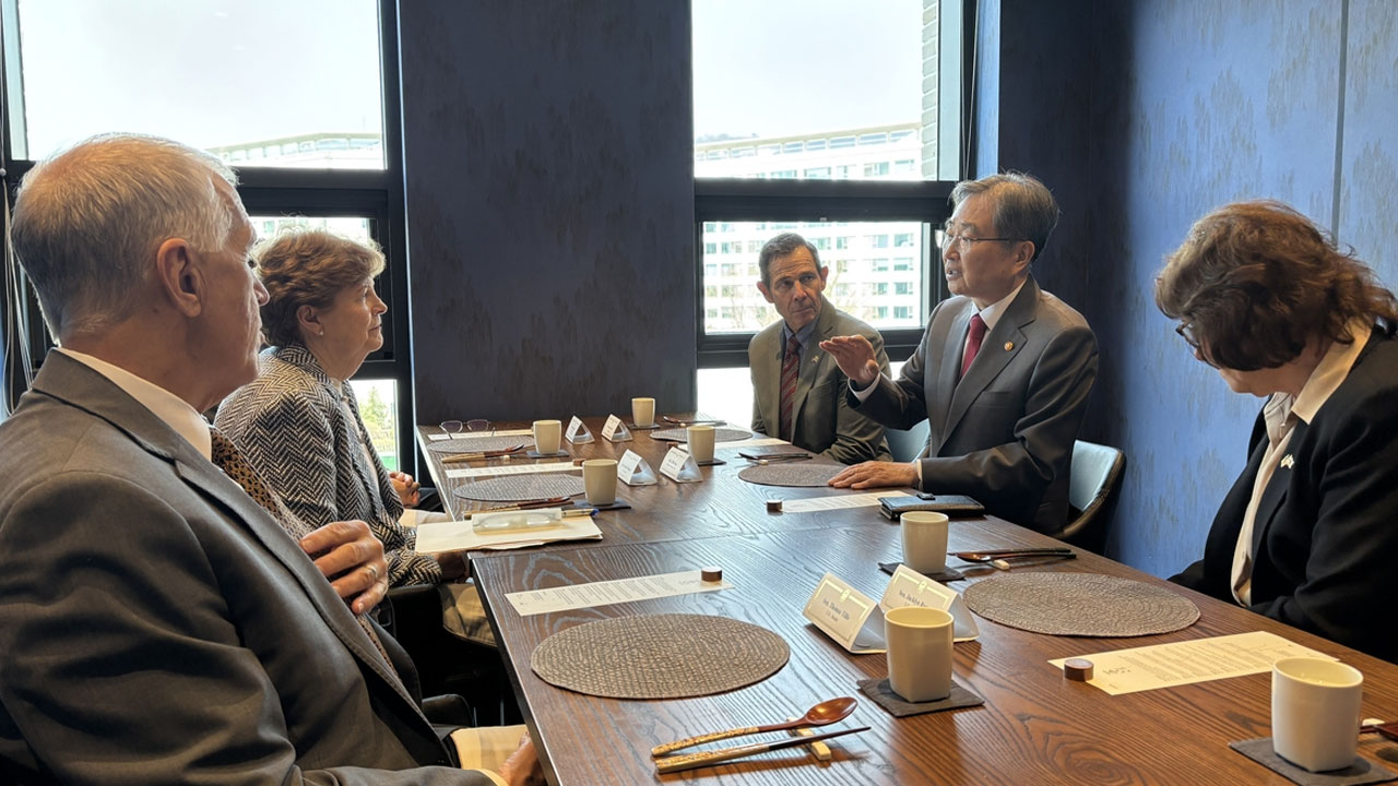 조현 장관, 미국 상원대표단 면담‥안보 합의 이행·비자 개선 협조 당부