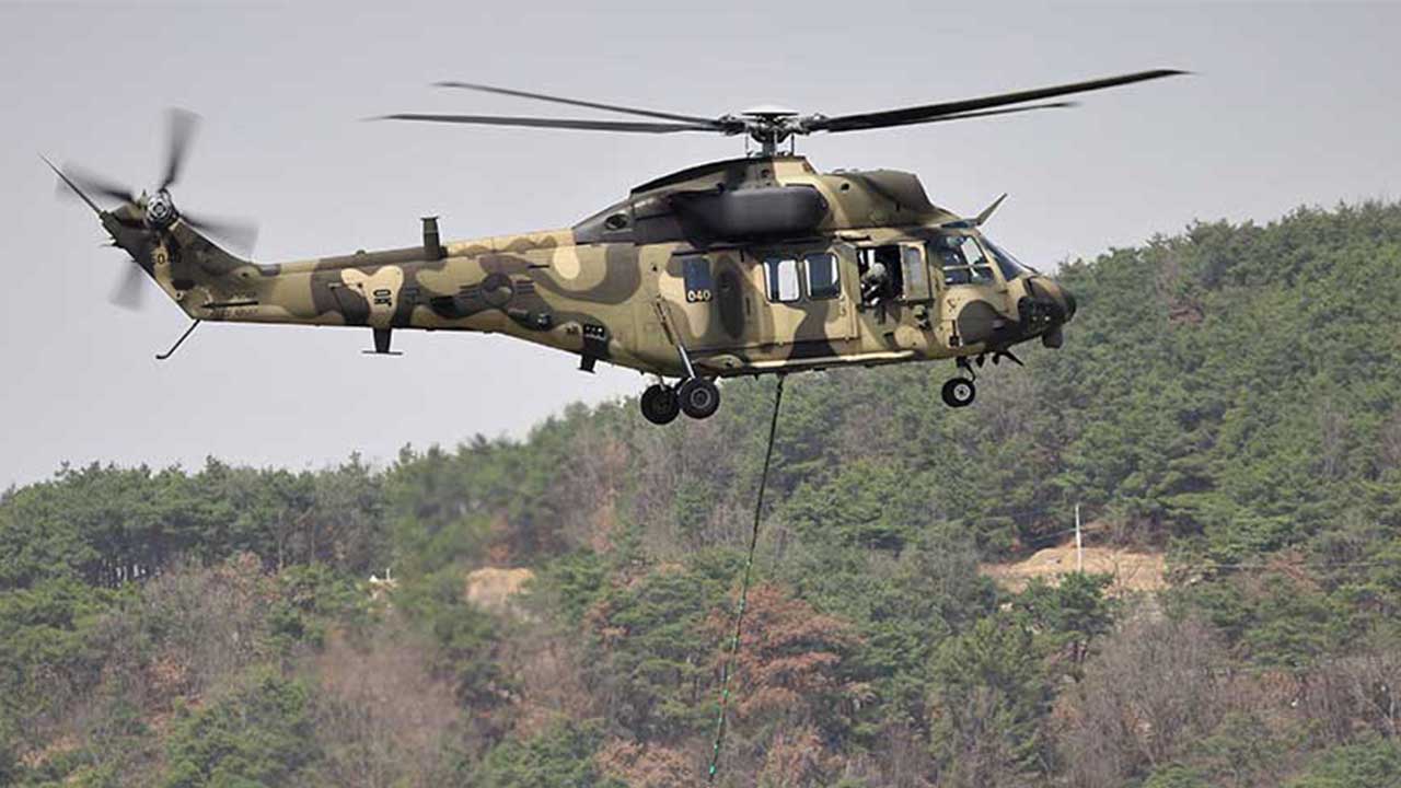 육군 헬기, 산불 진화 중 실수로 DMZ 진입‥북한은 반응 없어