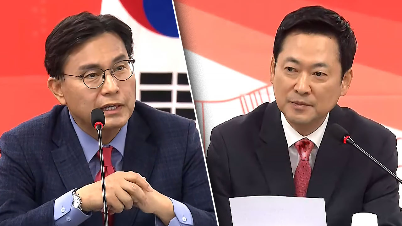 윤상현 "육참골단의 결단 원해"‥장동혁 "귀한 시간에 당내 이야기? 시간 아까워"